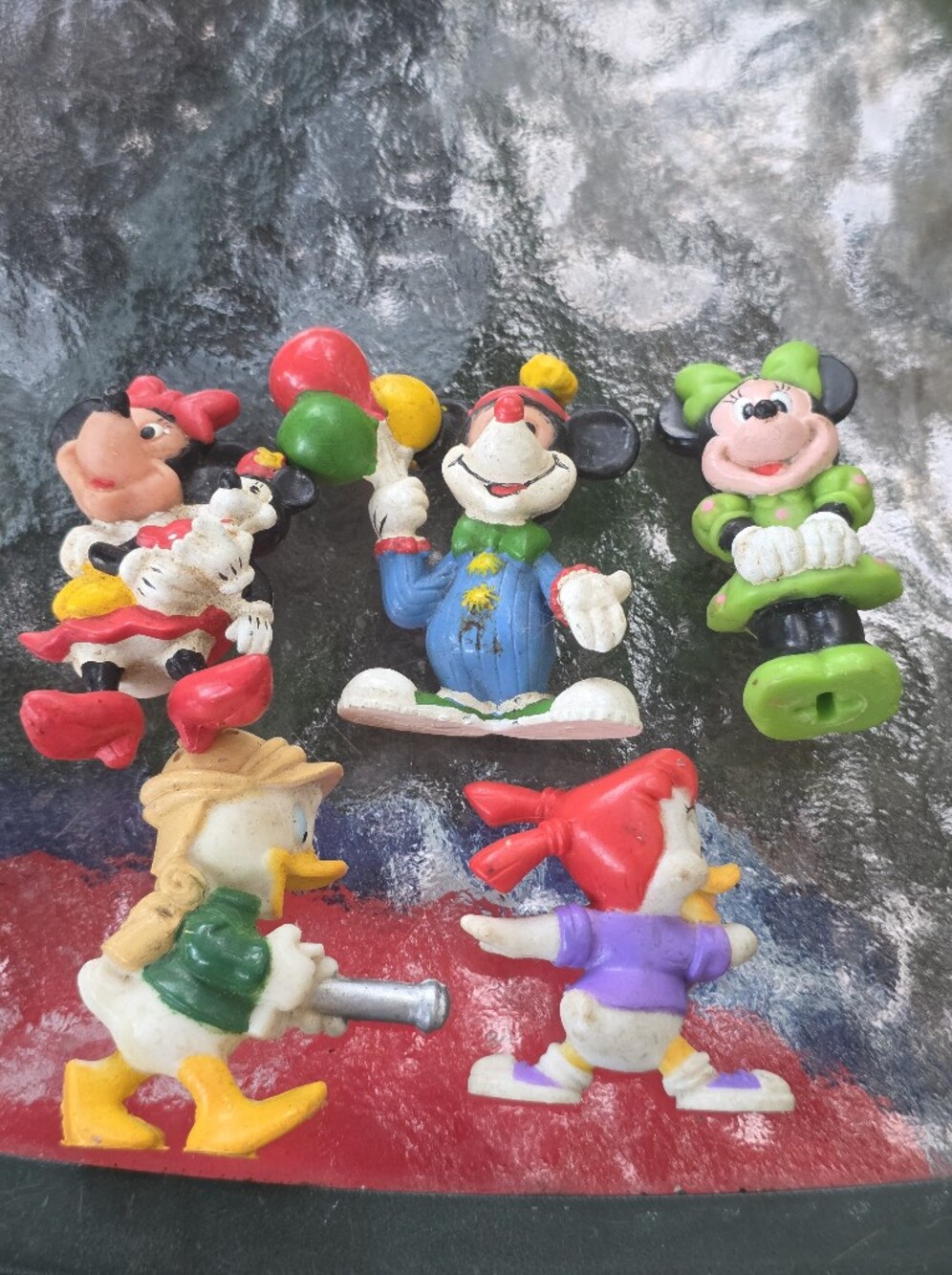 MISC LOT OF 5 Disney Mickey Mouse PVC Toy Figures Minnie Mouse, Donald Duck